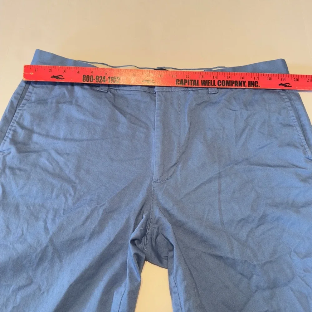 J.Crew Mens Re-Imagined‎ Stretch Chino Shorts Light Blue 11 Inseam Size 38